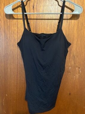 Uniqlo Black AIRism Women's Slim Fit Camisole with Adjustable Straps
